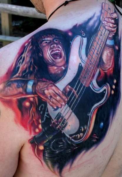 Steve Harris tattoo