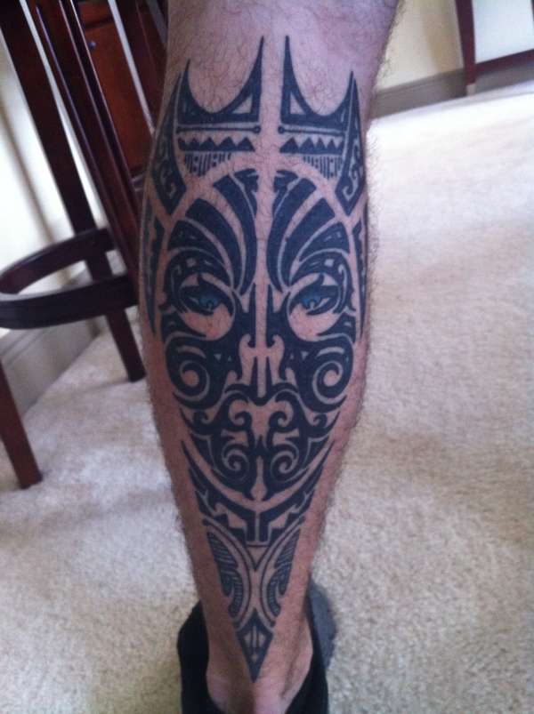 Tribal Calf/Leg tattoo