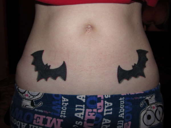 Twin Bats tattoo
