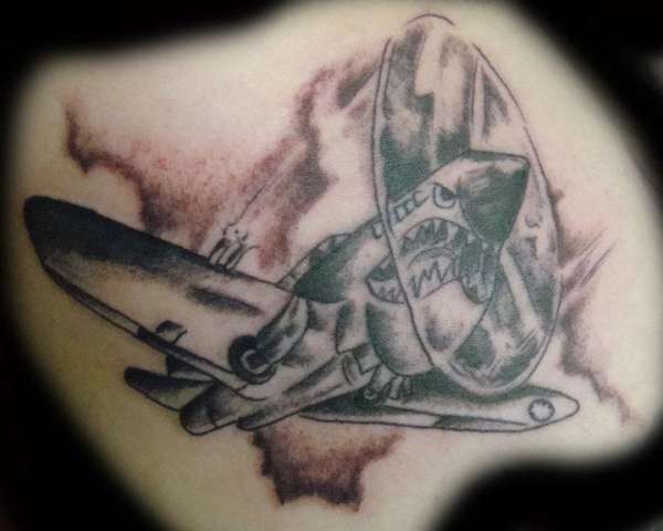 fighter plane tattoo
