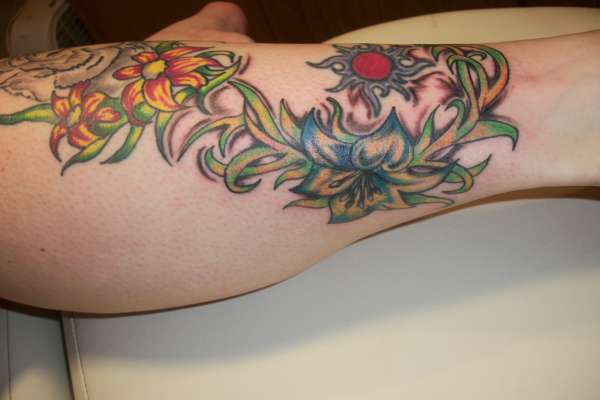 flowers tattoo