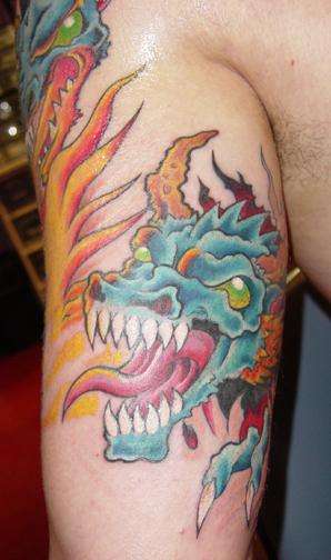 Dragon 2 tattoo