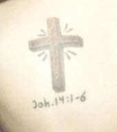Personal Jesus tattoo
