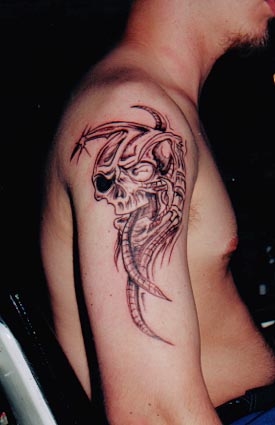 brimstone skull tattoo