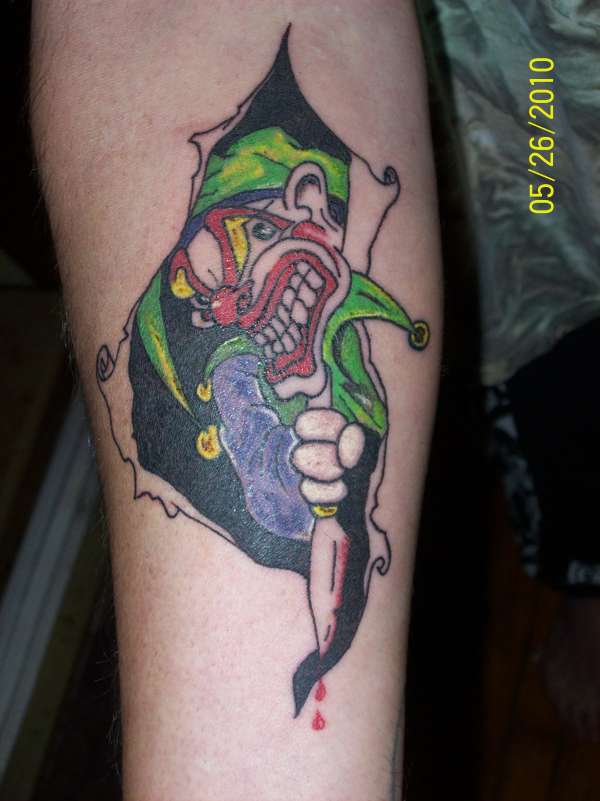 joker inside tattoo