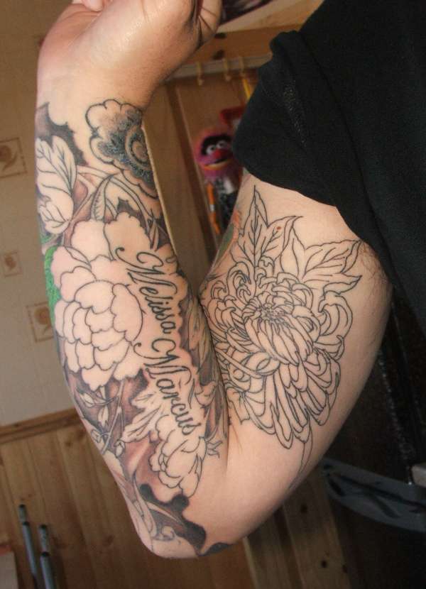 outline for sleeve tattoo