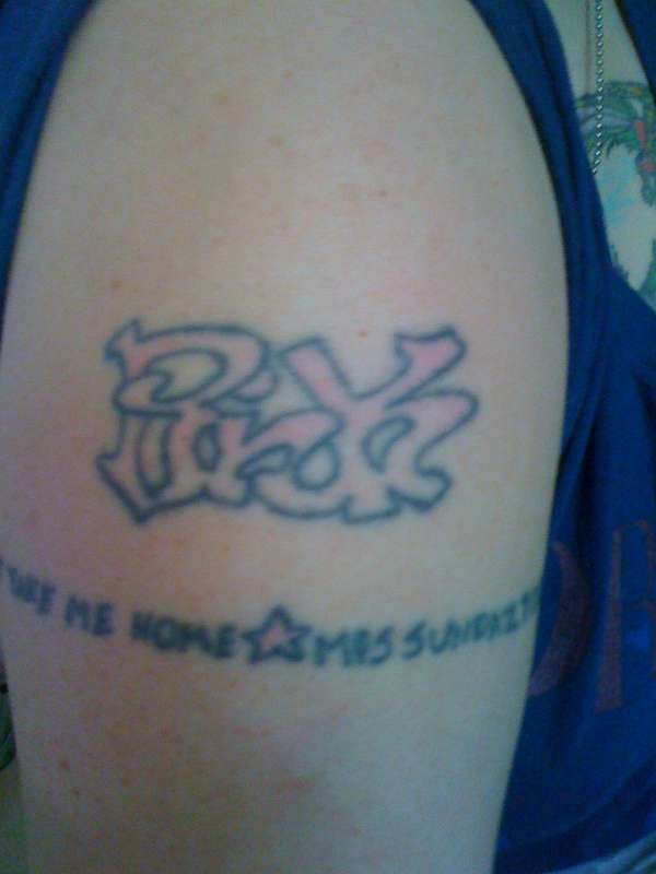 right arm tattoo
