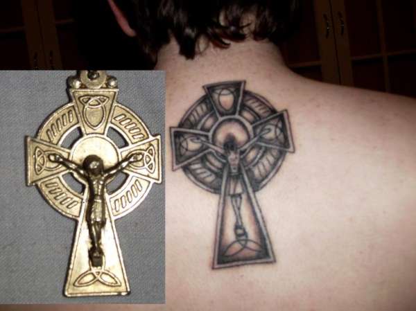 tattoo of my grandads cross tattoo