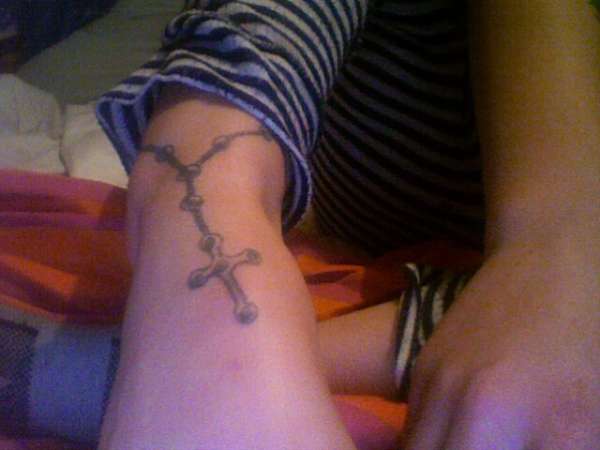 Ankel Rosary tattoo