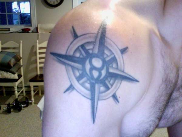 Compass/Taurus tattoo