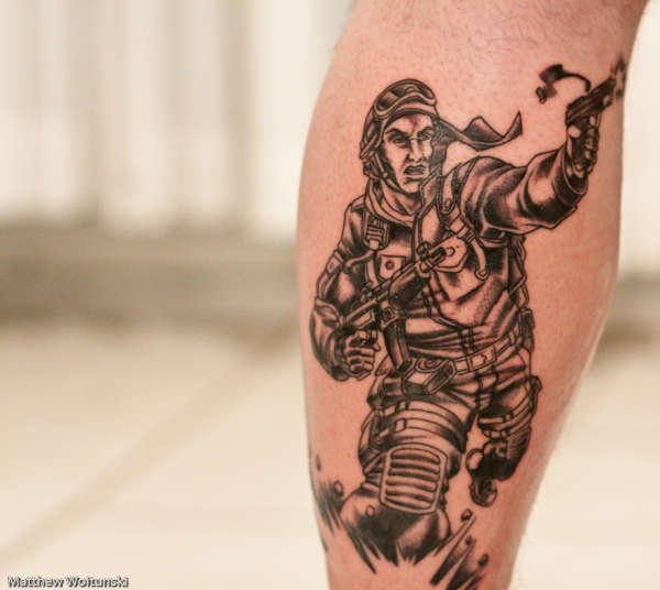 Dusty from G.I JOE tattoo