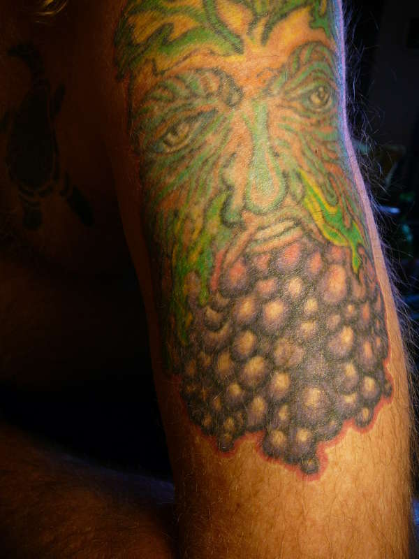 Green Man tattoo