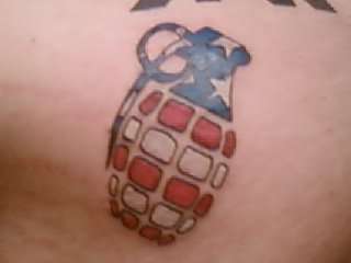 Grenade for Glory tattoo