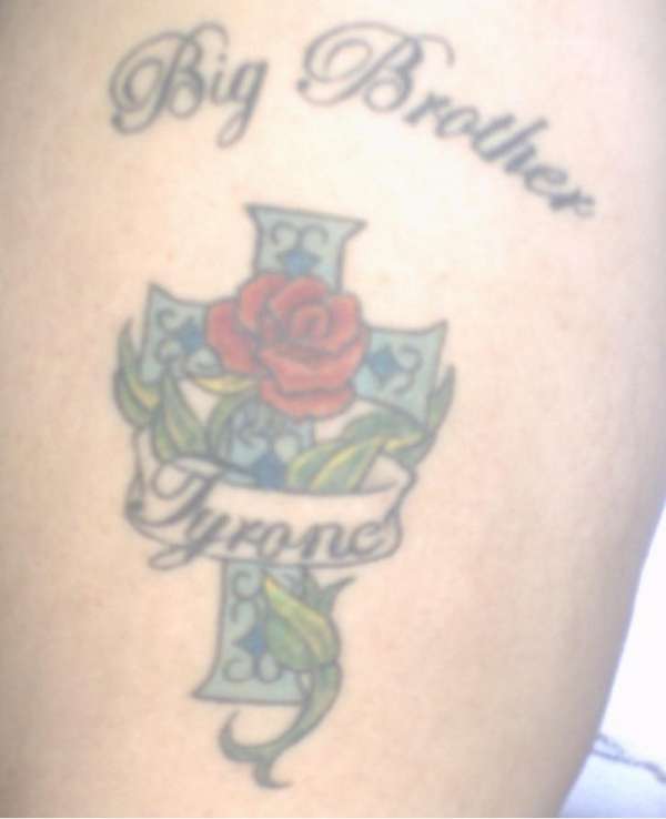 In memory of my big brother Tyrone. tattoo