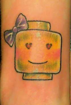 Lego Love tattoo