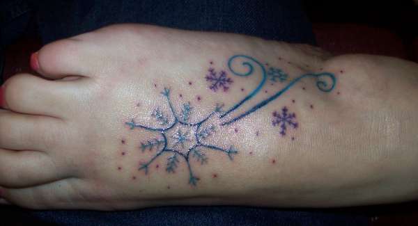 Snowflakes tattoo