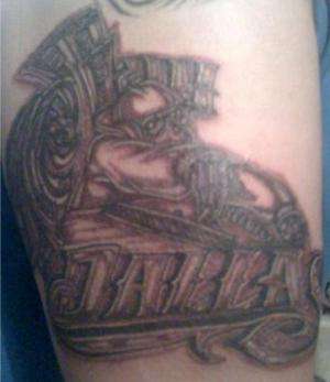 Tattoo I did on my friend tattoo