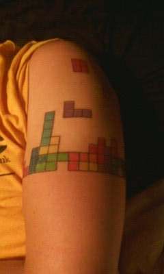Tetris tattoo