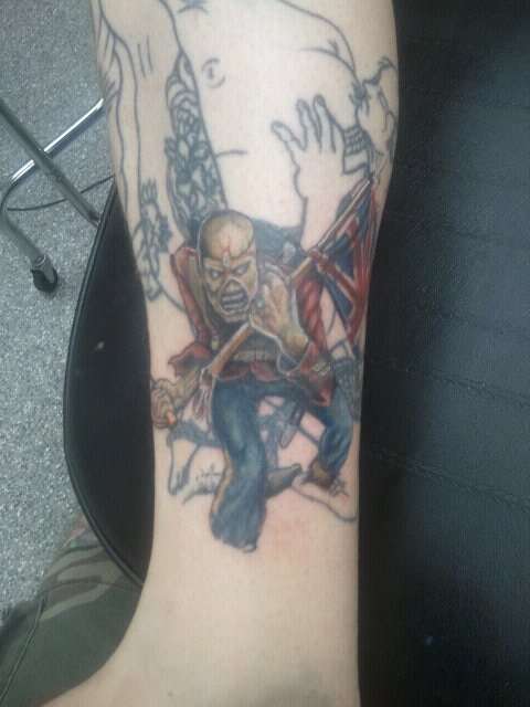 The Trooper tattoo