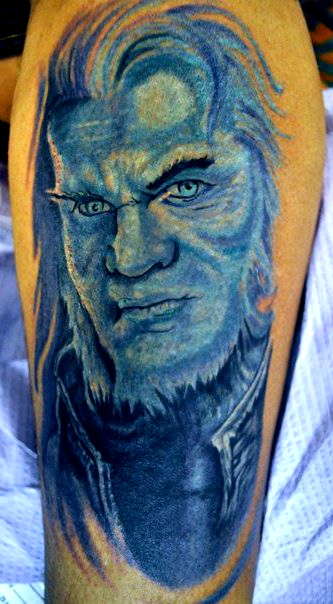 The beast from xmen tattoo