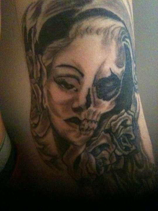The beautiful and the Ugly tattoo