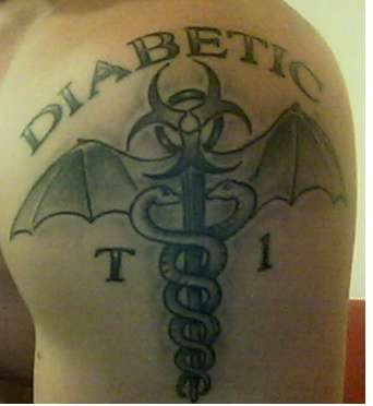 type 2 diabetes symbol tattoo