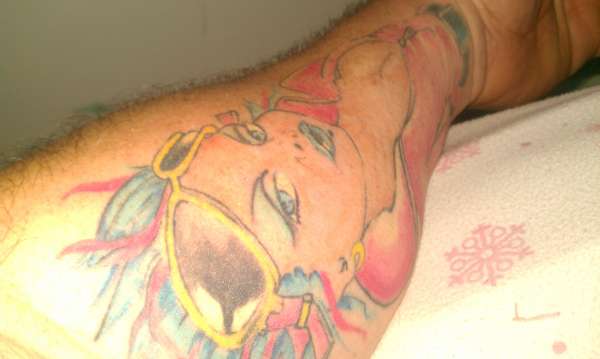 miss pink tattoo