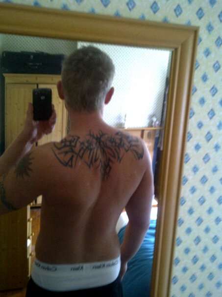 back tribal tattoo