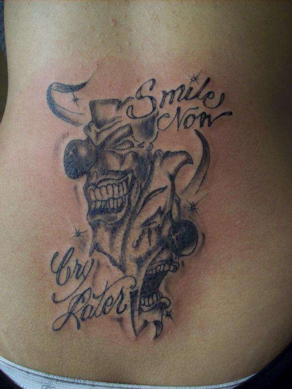 black and grey tattoo
