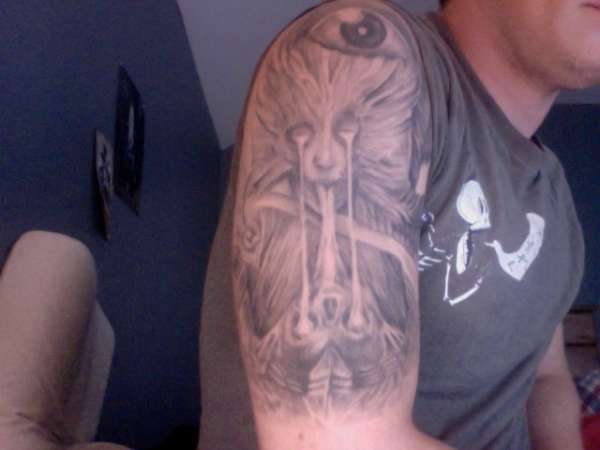 giger half sleeve/quarter sleeve tattoo
