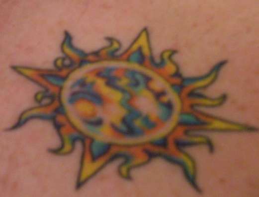 Psyca-Sun tattoo