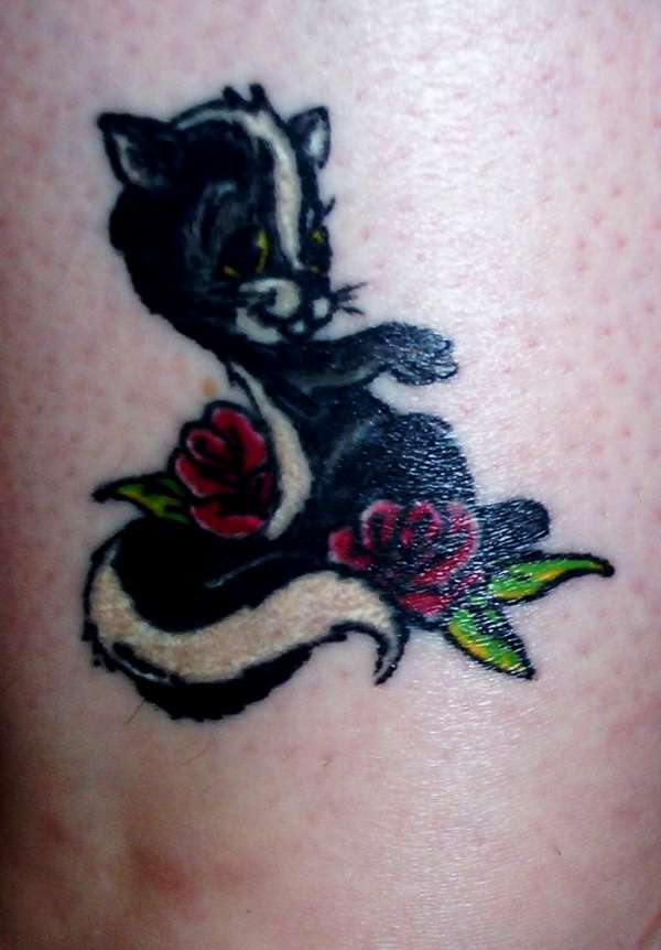 My sexy skunk tattoo