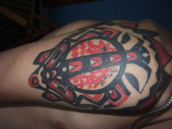 Haida/ Polynesion tattoo