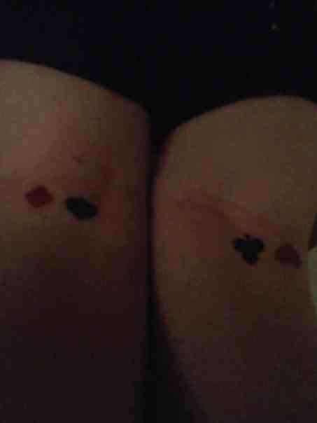 knees tattoo