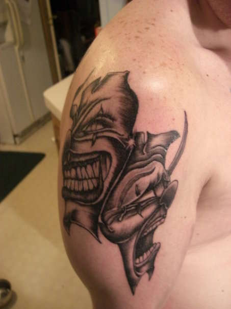 laugh now cry later tattoo