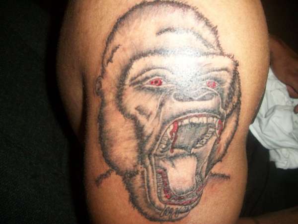 mean monkey tattoo