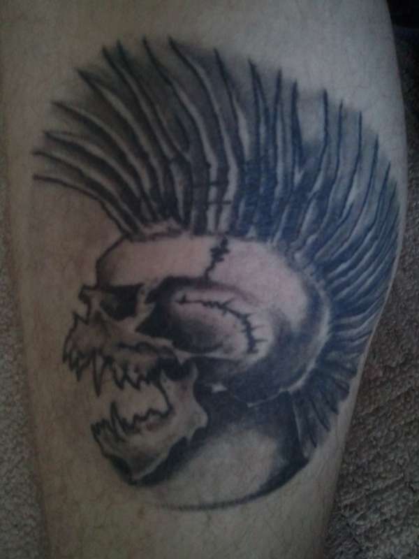 my exploited skull tattoo