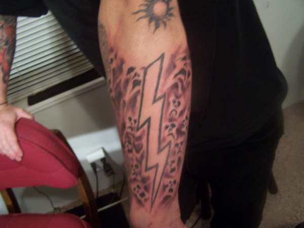 red wash tattoo