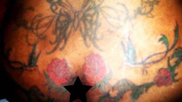 rose chain tattoo