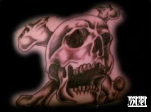 skull again tattoo