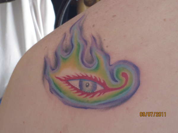 Alex Grey's " Third Eye" tattoo