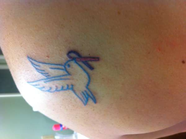 Blue Dove tattoo tattoo