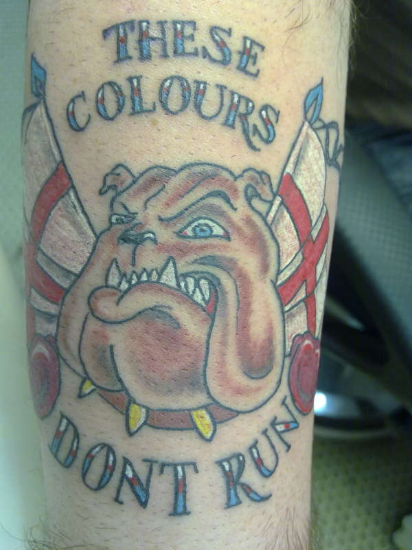 Bulldog tattoo