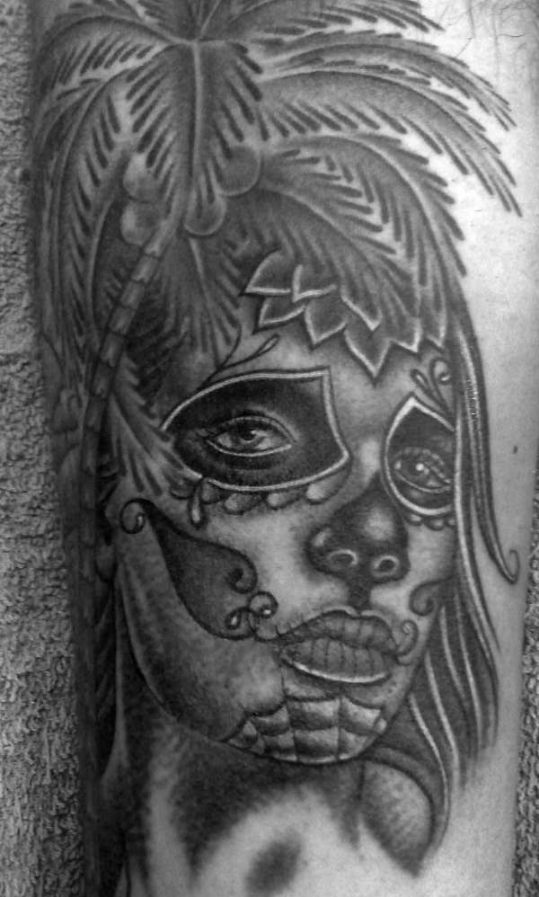 Day of the dead portrait - Dawn tattoo