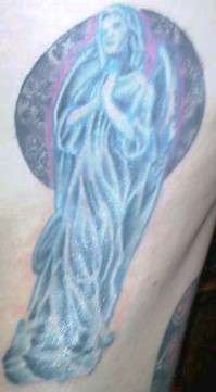 Edward Scissorhands Ice Angel tattoo