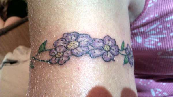 Flower arm band, my first tattoo