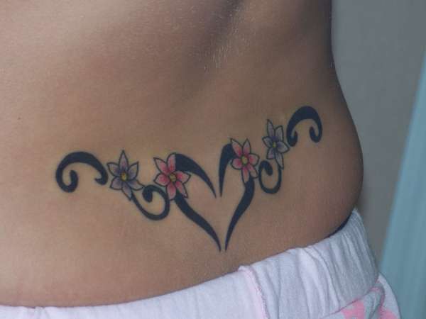 Heart lower back tattoo tattoo