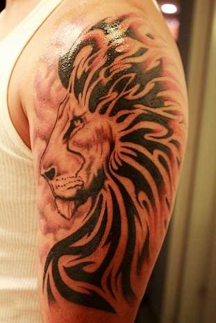 Lion Half Sleeve tattoo