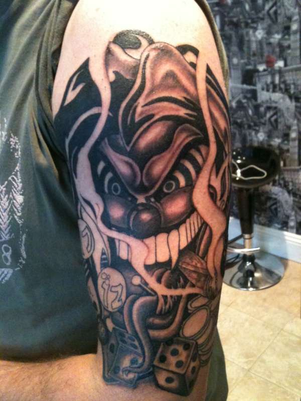 Start of sleave tattoo
