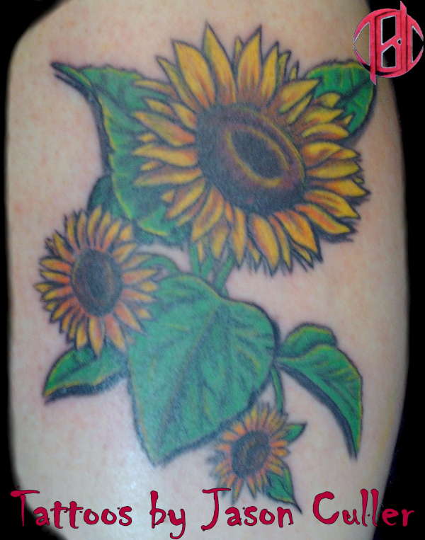 Sunflowers tattoo